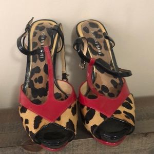 Gianni Bini leopard heels